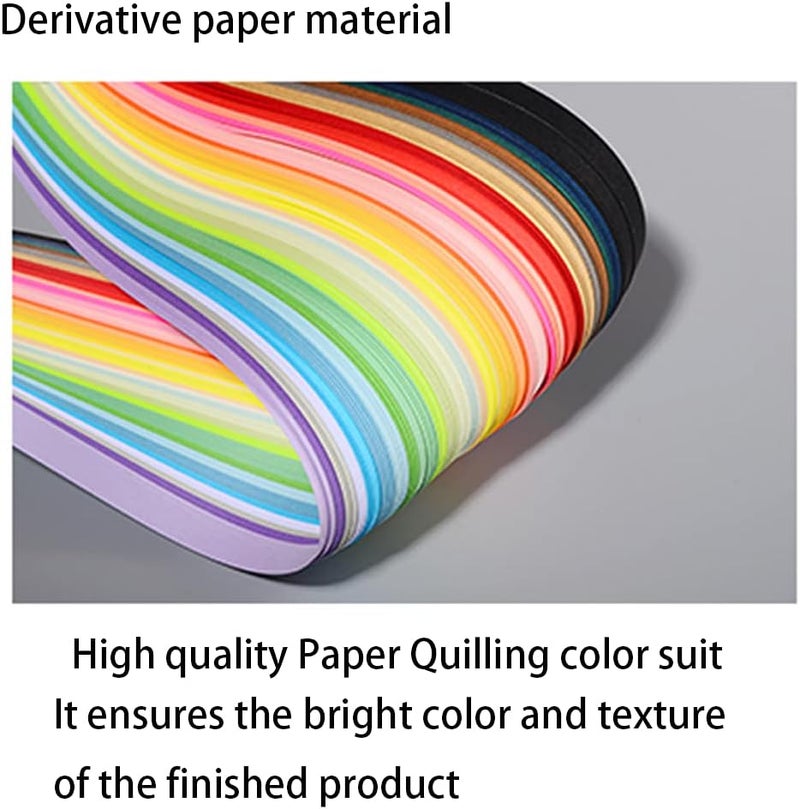MerainMe Maple Leaves Paper Quilling Kit Paper Quilling Adult Craft Great for DIY Craft Workshop,Home Decoration, Birthday Gift,Adult Friend interaction.It's Suitable for Adult and Craftsmen.Creative Stress. - Image 4